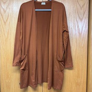Women's Brown rust cardigan